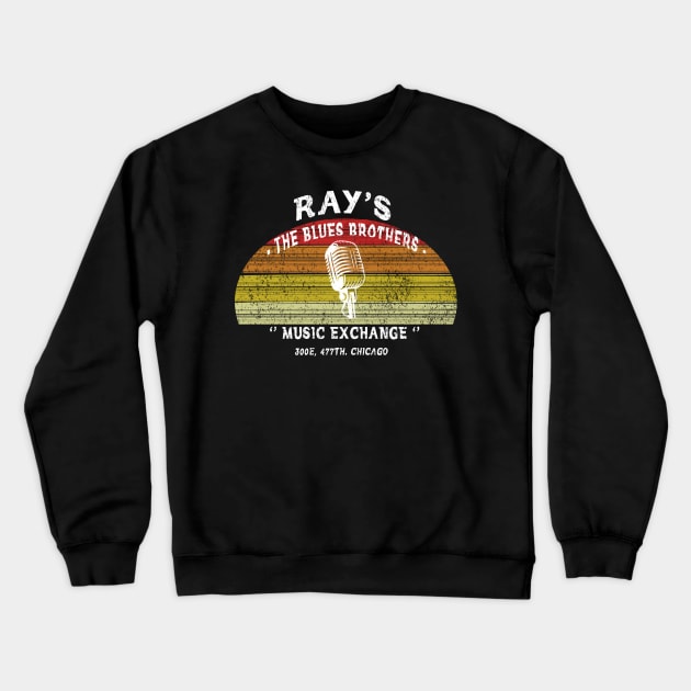 Rayz's Music Exchange Crewneck Sweatshirt by Astrea lesgo.